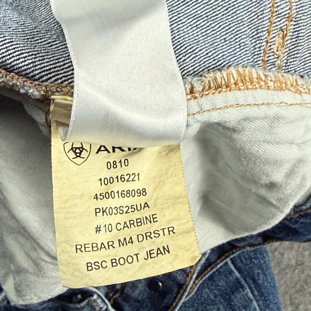 Ariat Rebar M4 Carbine Relaxed Bootcut Jeans Mens 36x32(36x30) Style 10016221 - Picture 11 of 13